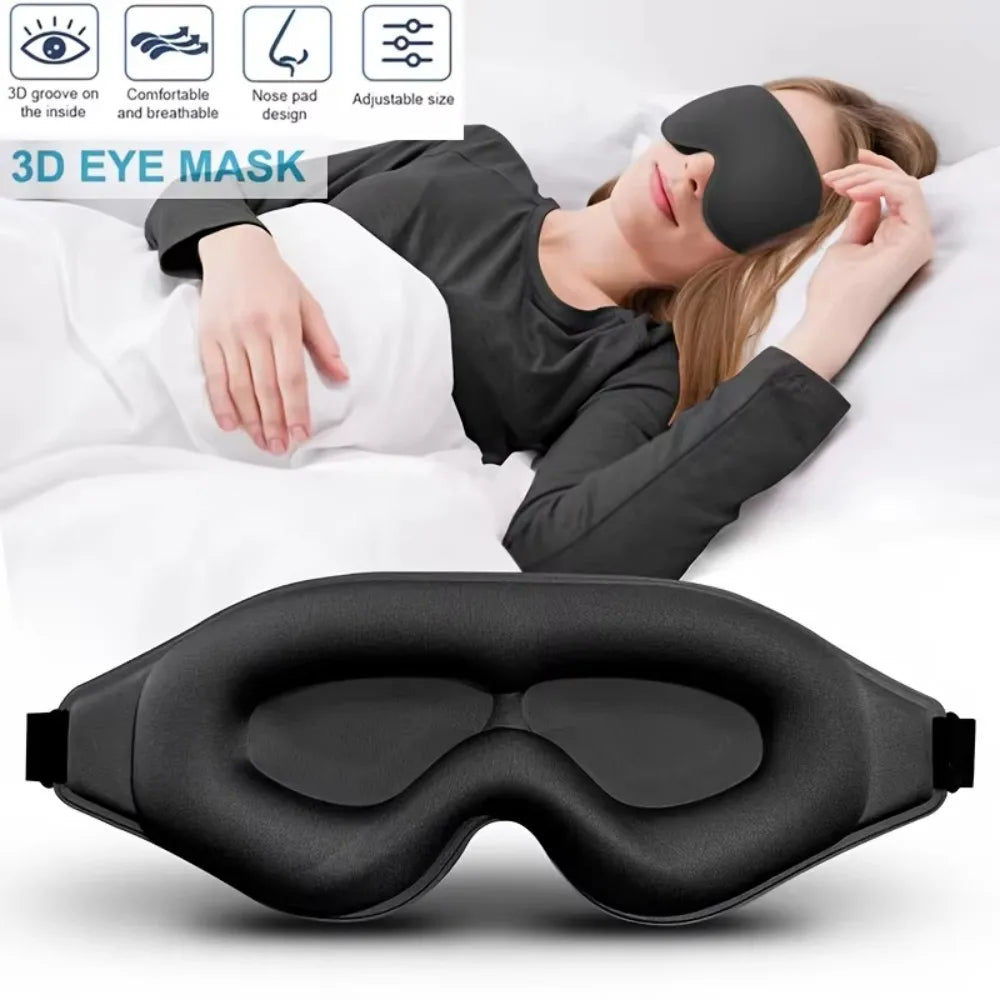 3D Memory Foam Sleep Eye Mask Soft Breathable Design