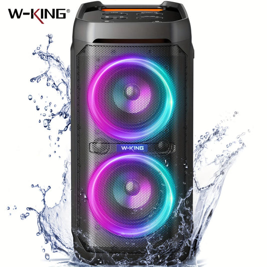 W-KING T11 100W RMS Portable Bluetooth Speaker With IPX6 Waterproofing