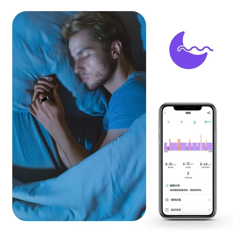 Xiaomi Smart Ring With Heart Rate And Blood Pressure Monitoring