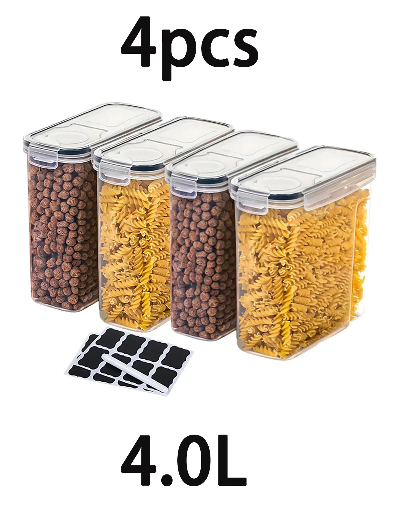 Airtight Food Storage Containers With Lids For Kitchen Organization