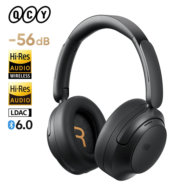 QCY H3S Wireless Headphones Hi Res LDAC Spatial Sound ANC