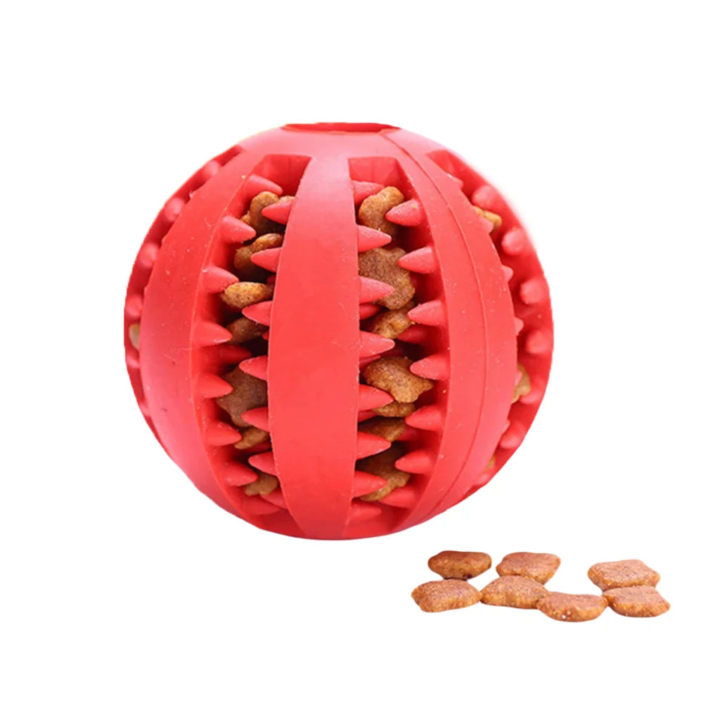 No Brand Rubber Dog Leakage Puzzle Ball Teething Toy