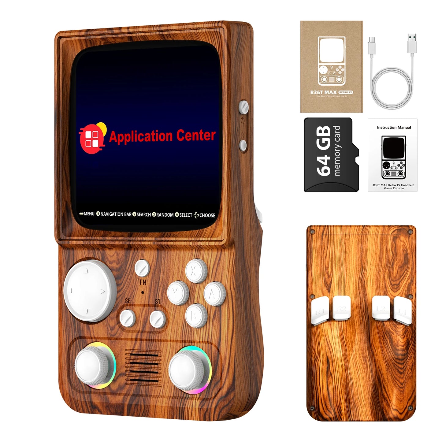 AISLPC R36T MAX Handheld Game Console 64GB 128GB Games