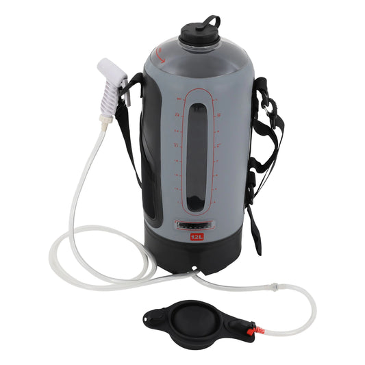 Portable 3 Gallon Solar Camping Shower Bag With Hose