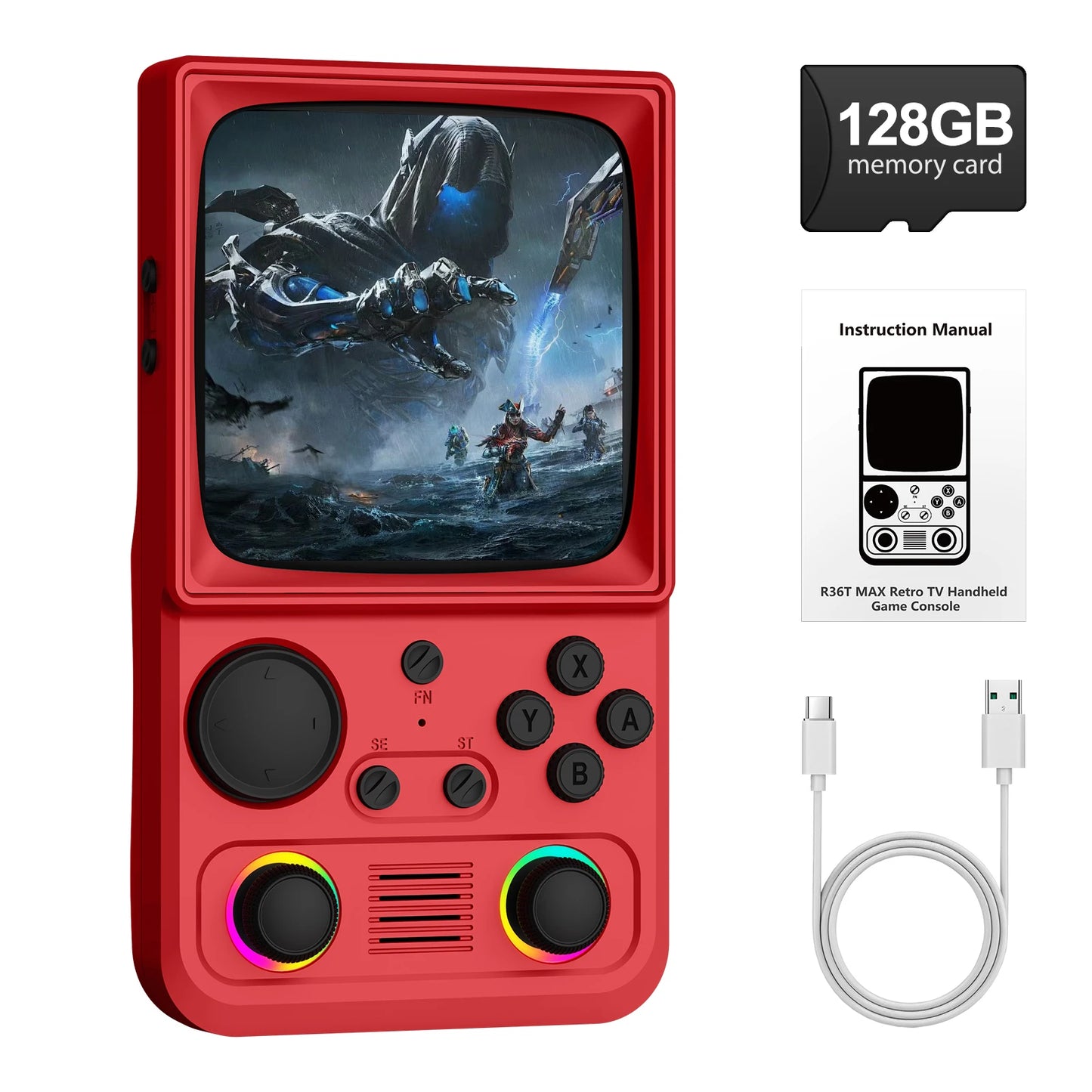 AISLPC R36T MAX Handheld Game Console 64GB 128GB Games