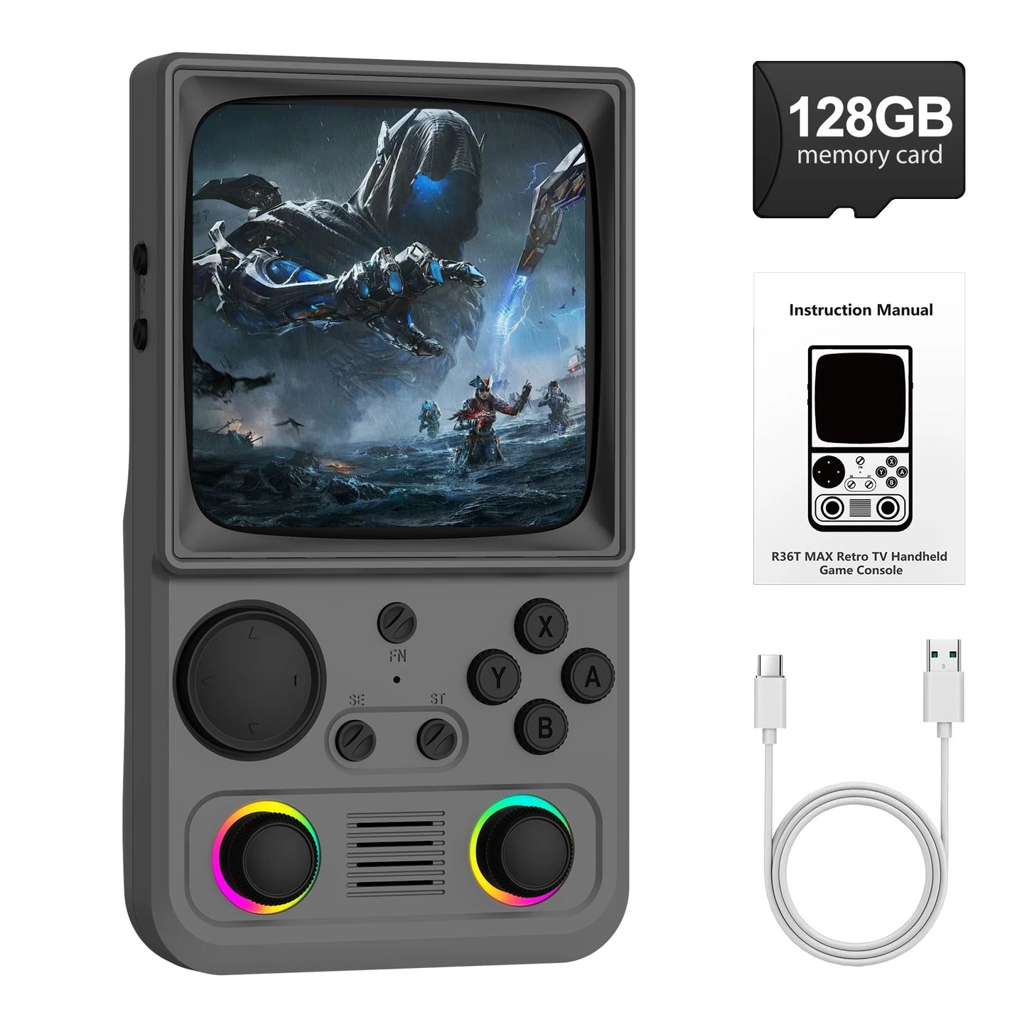 AISLPC R36T MAX Handheld Game Console 64GB 128GB Games