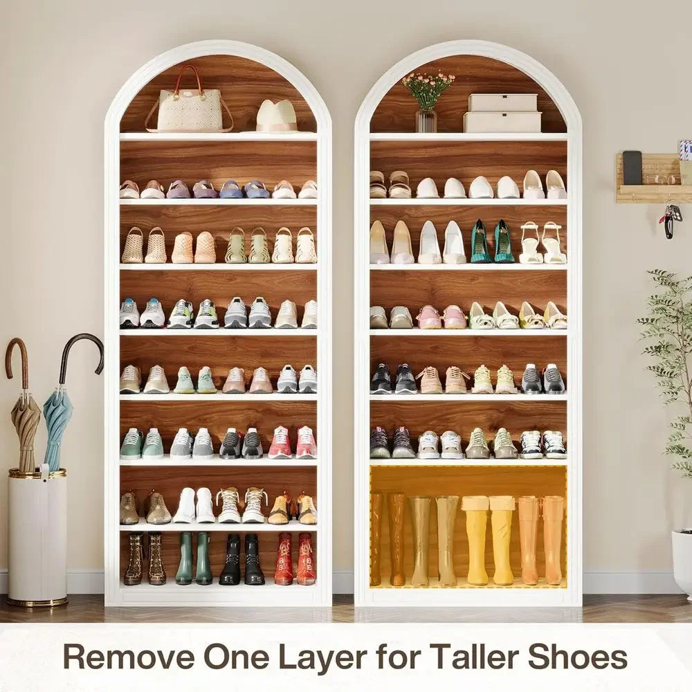 Shoe Storage Cabinet for Entryway and Closet Organizer