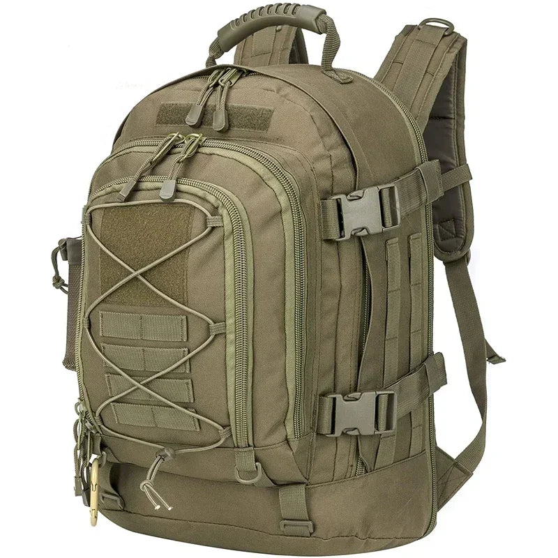 LQARMY Military Tactical MOLLE Backpack For Outdoor Travel And Hiking