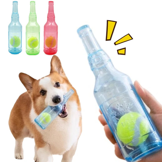 Tear Resistant Dog Rubber Chew Toy Squeaky Floating Ball