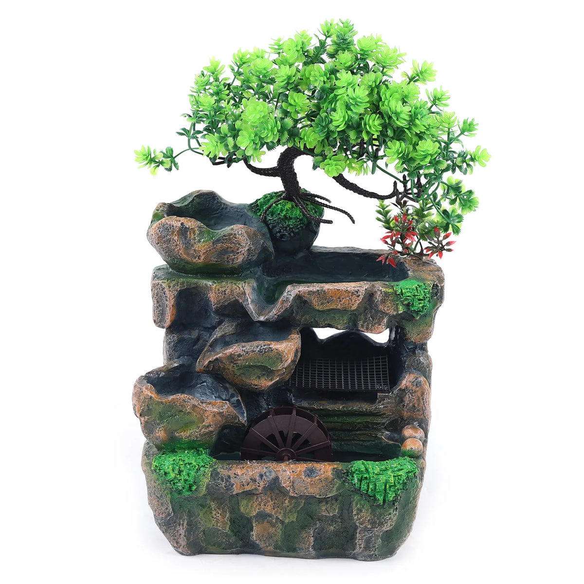 Desktop Water Fountain With Dynamic Led Zen Meditation Home Decor