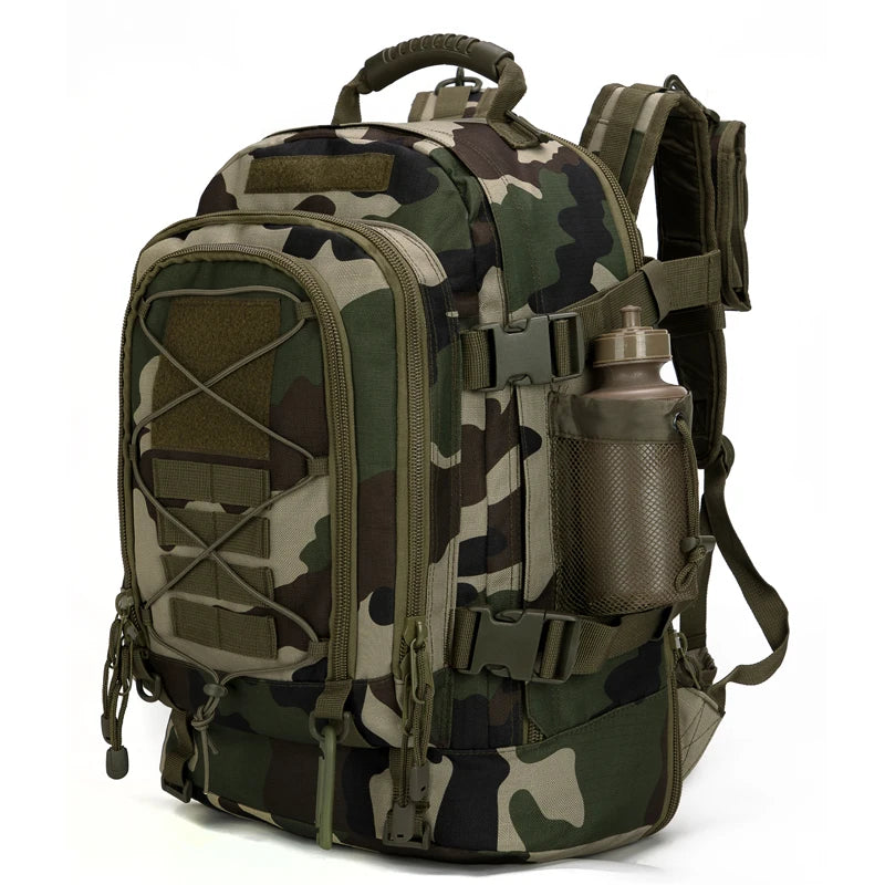 LQARMY Military Tactical MOLLE Backpack For Outdoor Travel And Hiking