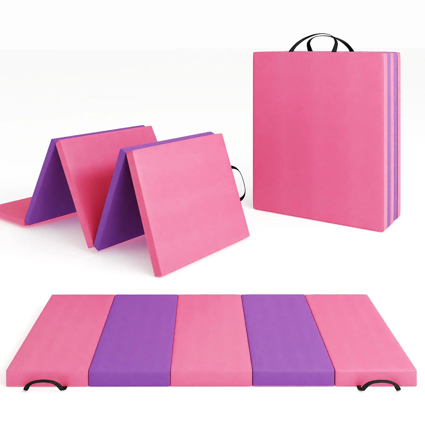 HiMISS 4 Fold 5 Fold Gymnastics Mat For Home Exercise