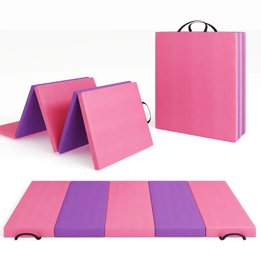 HiMISS 4 Fold 5 Fold Gymnastics Mat For Home Exercise