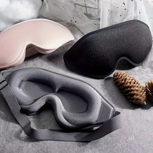 3D Memory Foam Sleep Eye Mask Soft Breathable Design
