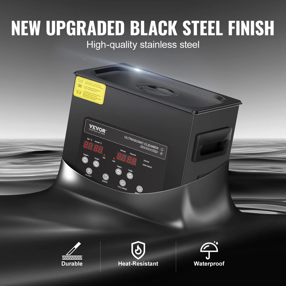 SucceBuy Portable Ultrasonic Cleaner With Timer For Home