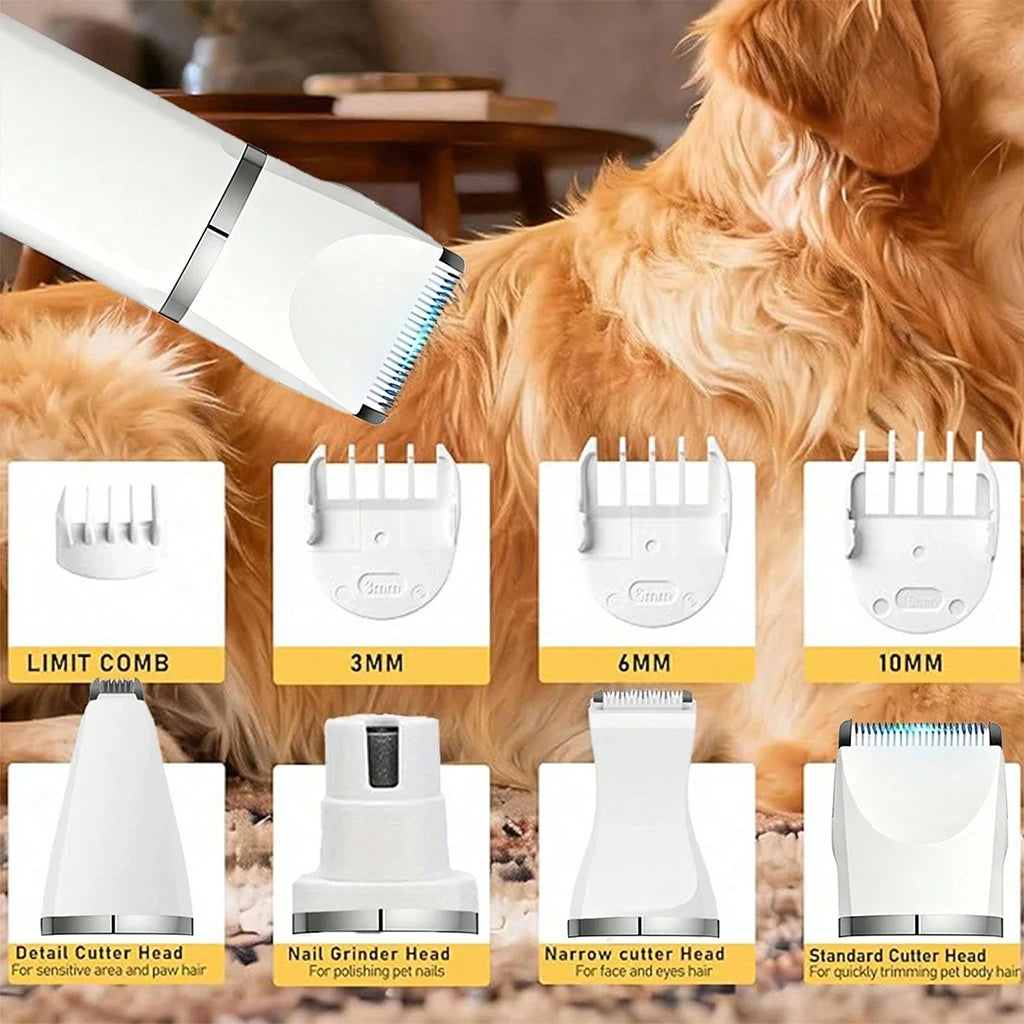 Shuyu Rechargeable Pet Hair Clipper Cordless Dog Cat Trimmer