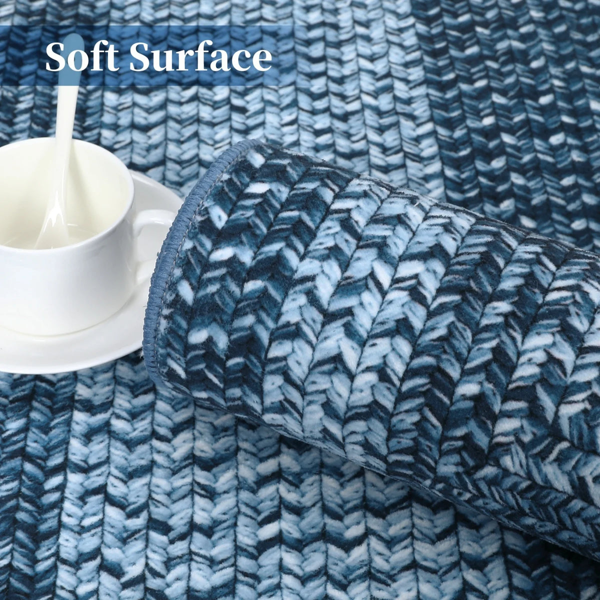 Area Rug Living Room Braided Printed Rug for Bedroom,Machine Washable Large Carpet Runner Rug for Hallway Kitchen