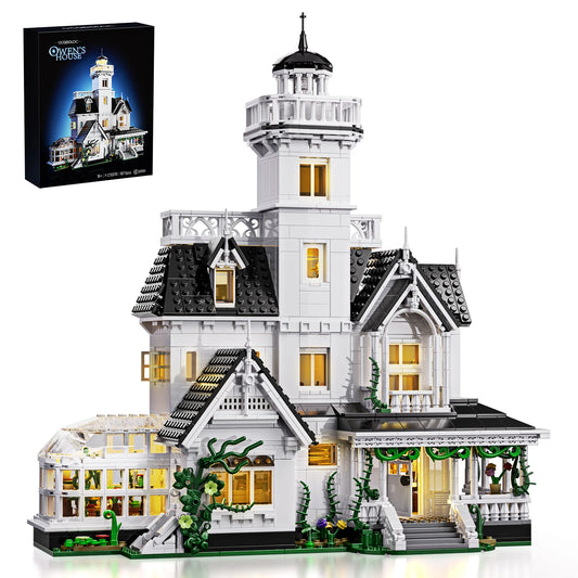 Magic House Building Set With LED Light Owens House Model Gift For Adults