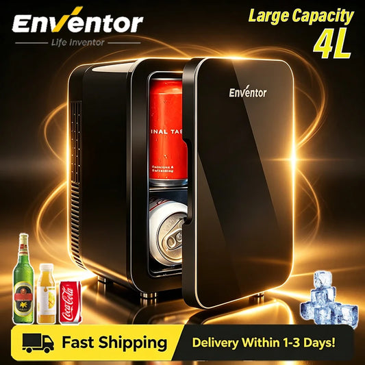 Mini Car Skincare Fridge Portable Thermoelectric Cooler Warmer