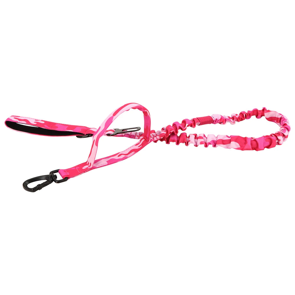 Military Camouflage Dog Harness With Leash For Training