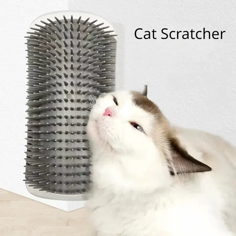 Cat Scratcher Massage Comb With Catnip Grooming Brush