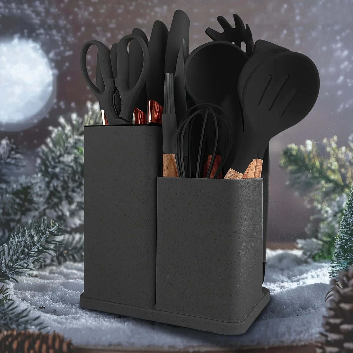 Stainless Steel & Food-Grade Silicone Kitchenware Set Multi-Functional Combination New Product Promotion