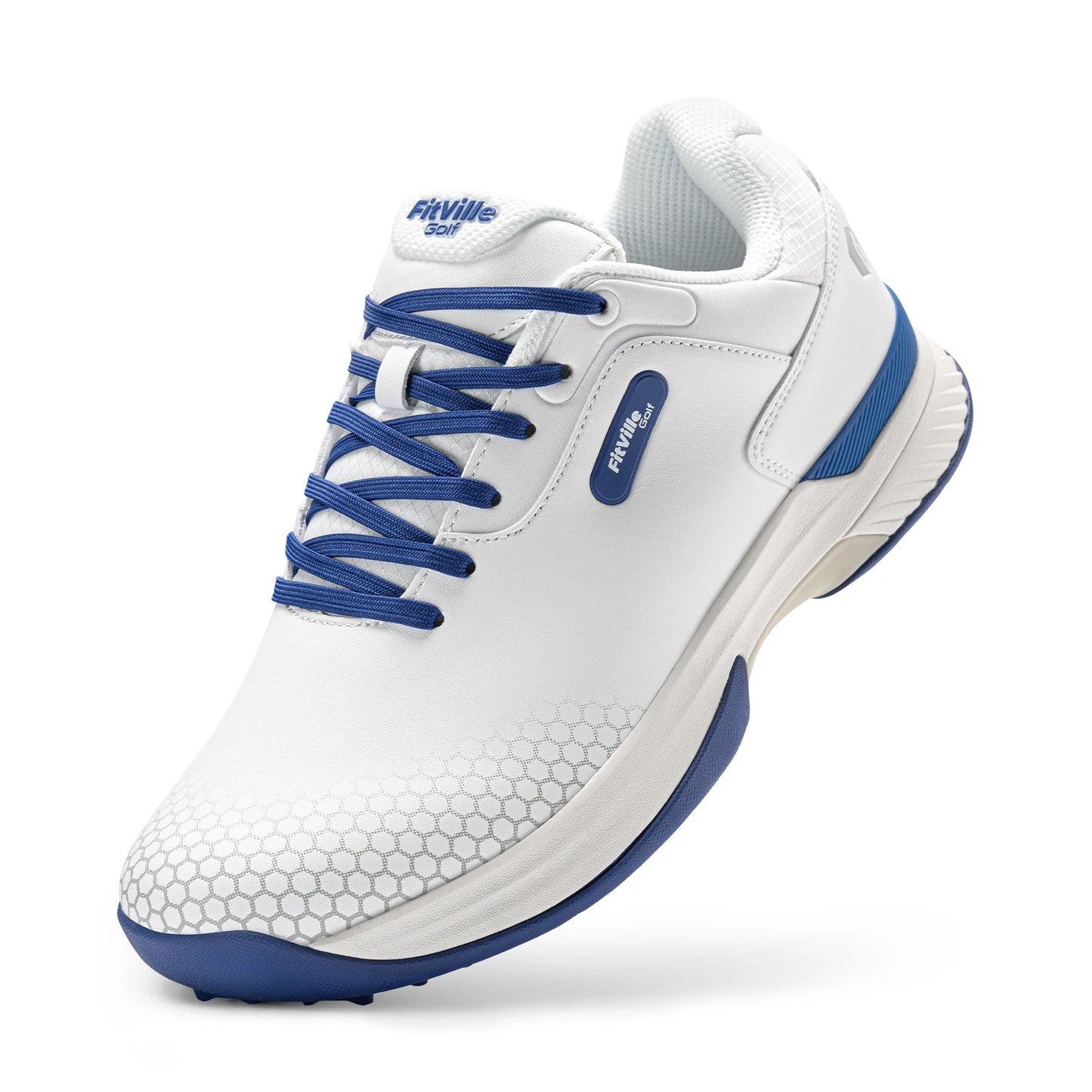 FitVille Mens Golf Shoes Non Slip Wear Resistant Breathable Comfort