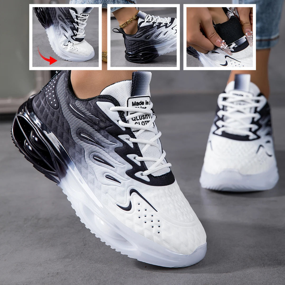 Lightweight Mesh Running Shoes For Men And Women With Cushion