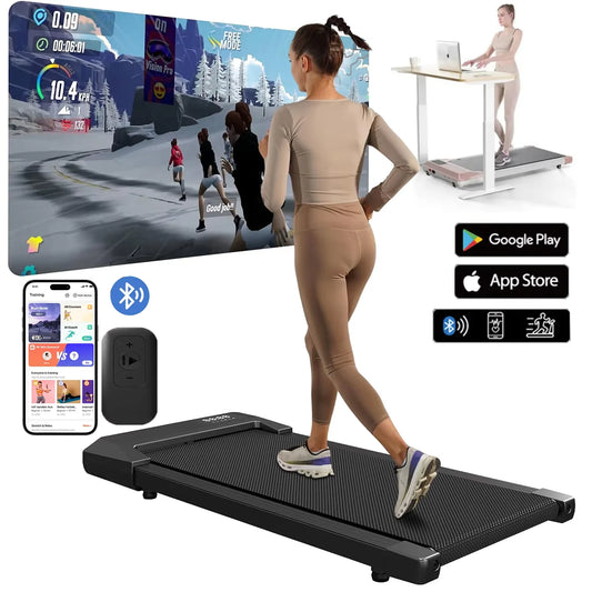 Superun 2in1 Treadmill for Home 2.5HP Walking Running Fitness Machine
