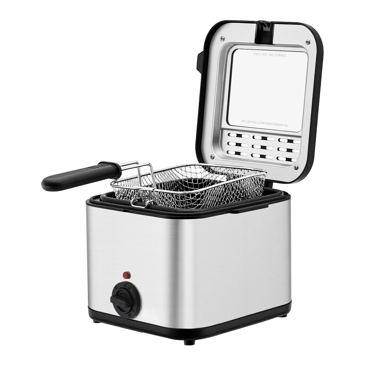 Electric Deep Fryer 1000W Stainless Steel Professional Grade