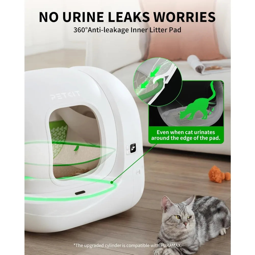 PuraMax 2 Automatic Self Cleaning Cat Litter Box With App