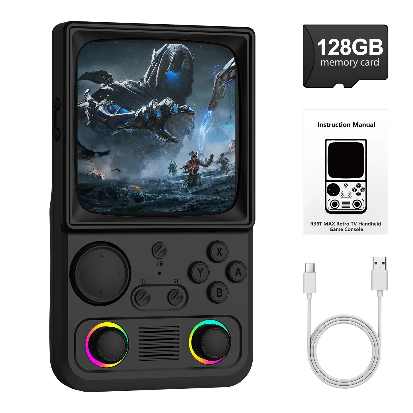 AISLPC R36T MAX Handheld Game Console 64GB 128GB Games