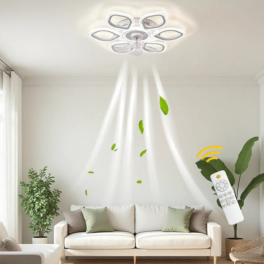 Ceiling Fan Light With Remote Control And Stepless Dimming