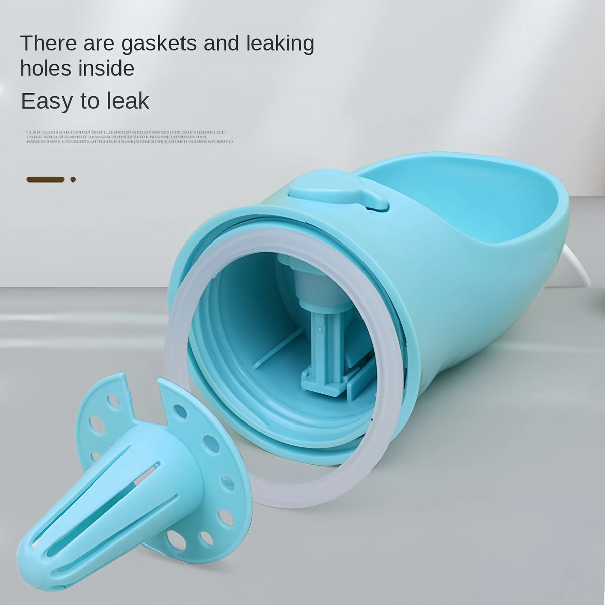 Portable Dog Cat Outdoor Travel Water Bottle With Feeder and Bowl Container