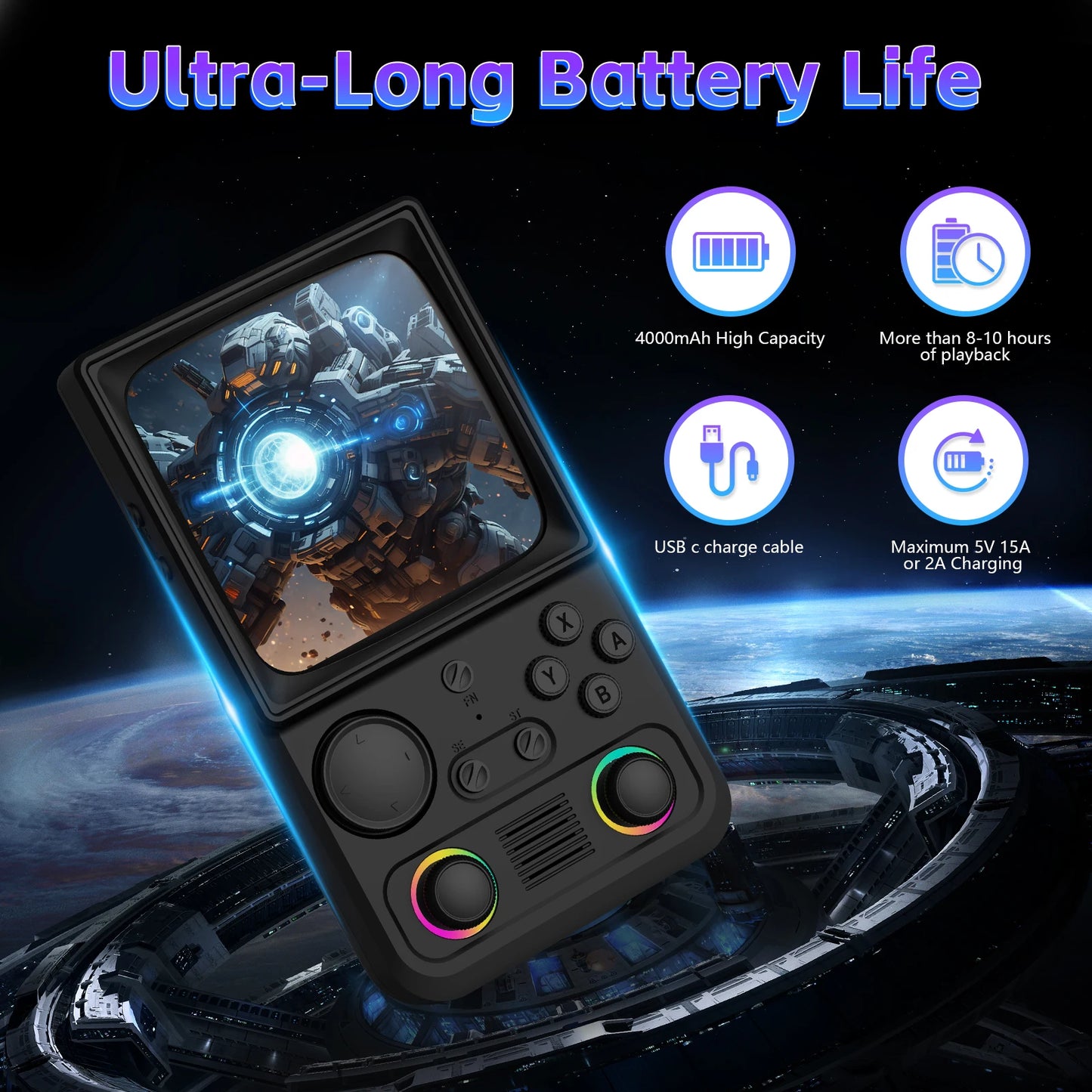 AISLPC R36T MAX Handheld Game Console 64GB 128GB Games