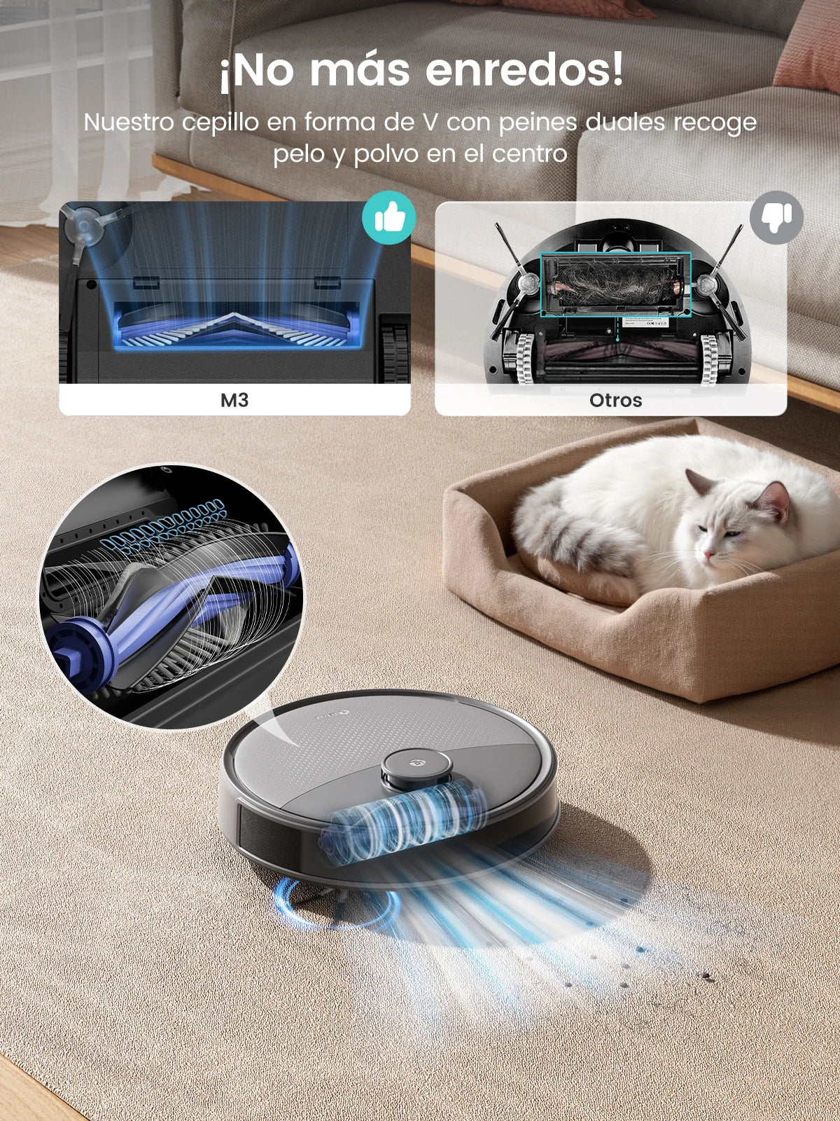 Lefant M3 Max Robot Vacuum With Mop 20000Pa Suction Power