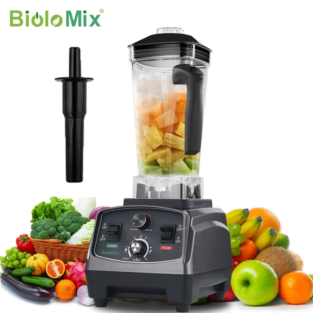 BioloMix Heavy Duty Timer Blender Juicer And Food Processor