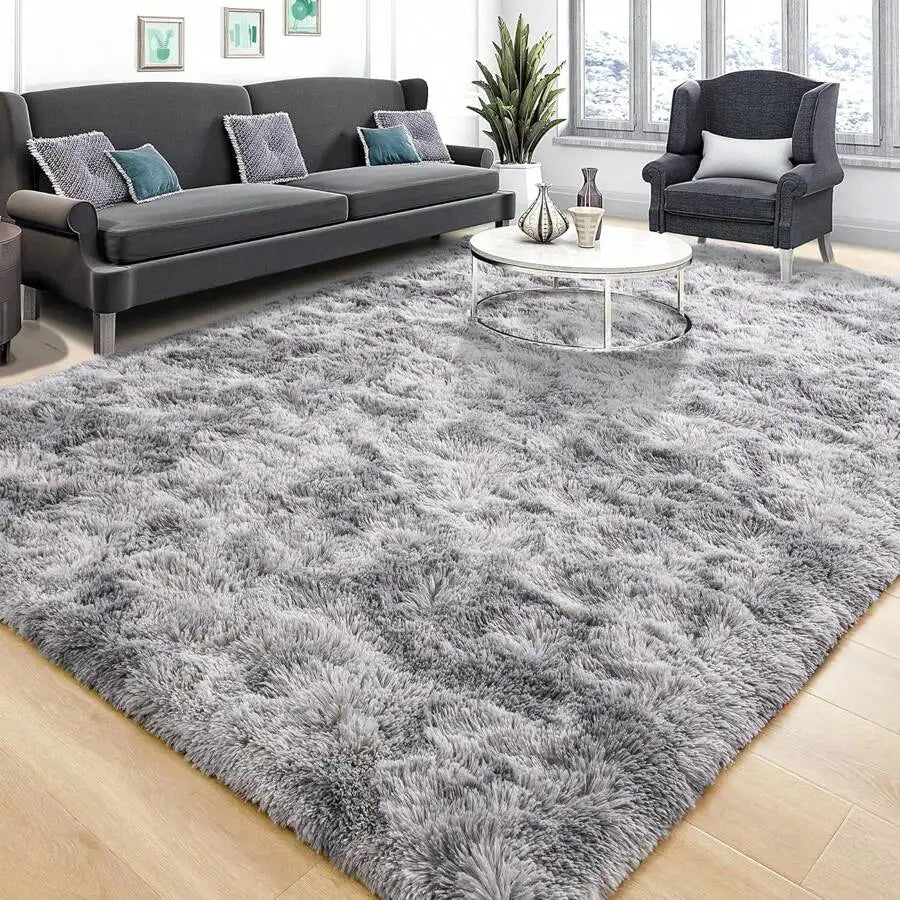 Soft Shag Rugs For Bedroom,  Living Room, Luxury Modern Plush Carpet Girls Boys Room Dorm Indoor Home Decor