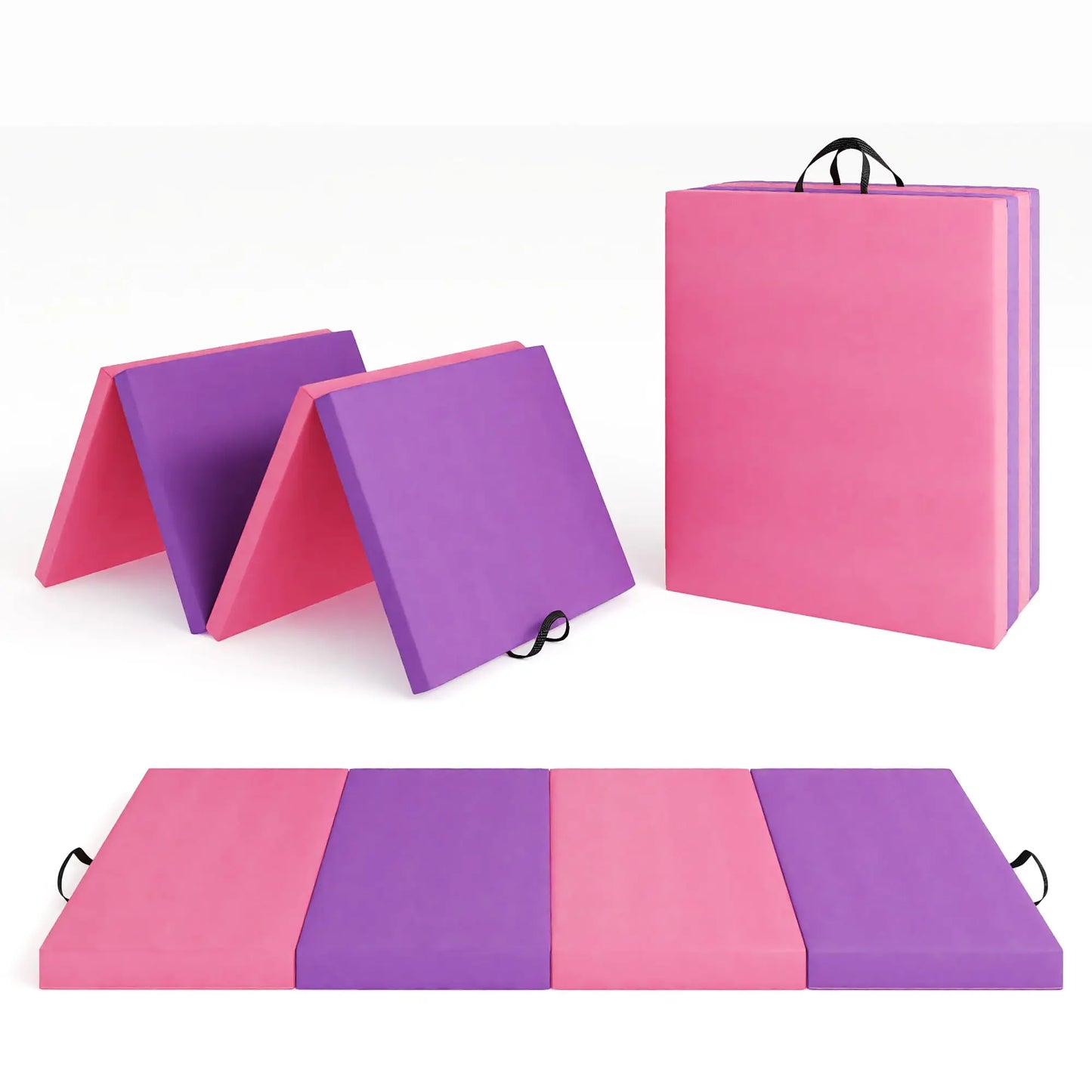HiMISS 4 Fold 5 Fold Gymnastics Mat For Home Exercise