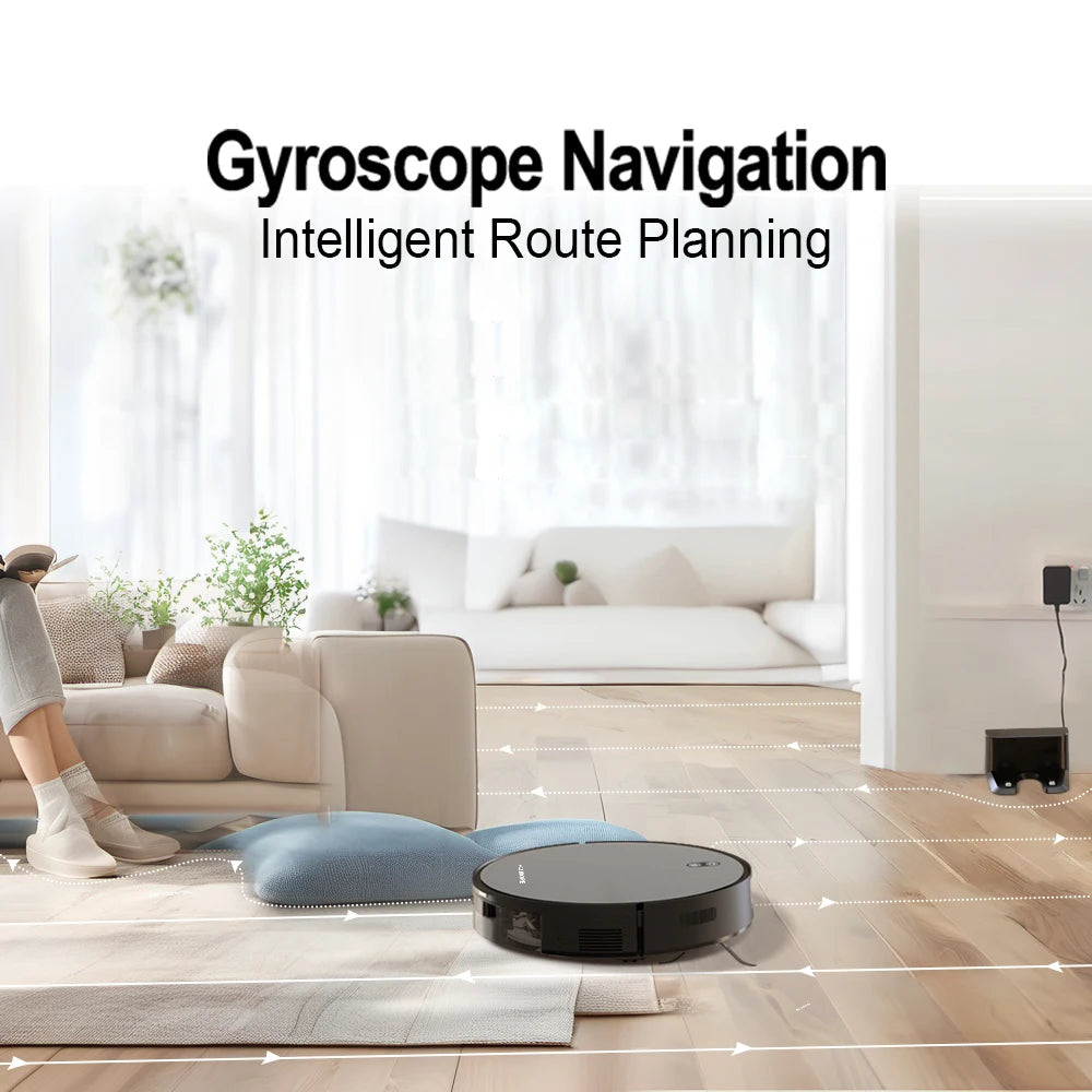 BOAIMORE Robot Vacuum Cleaner With Mop And Smart Mapping 6000Pa