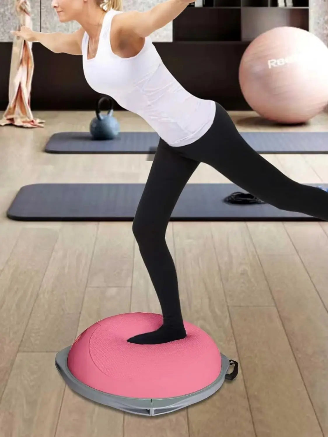 Balance Ball Trainer With Anti-Skid Surface For Home Gym Core Workouts