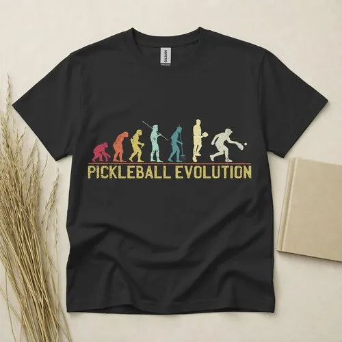 Gildan Pickleball Evolution T Shirt Funny Gift Sports Tee Cotton