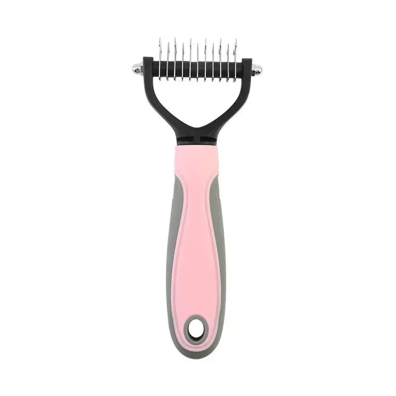 Double Sided Pet Grooming Brush For Dog And Cat Tangle Removal
