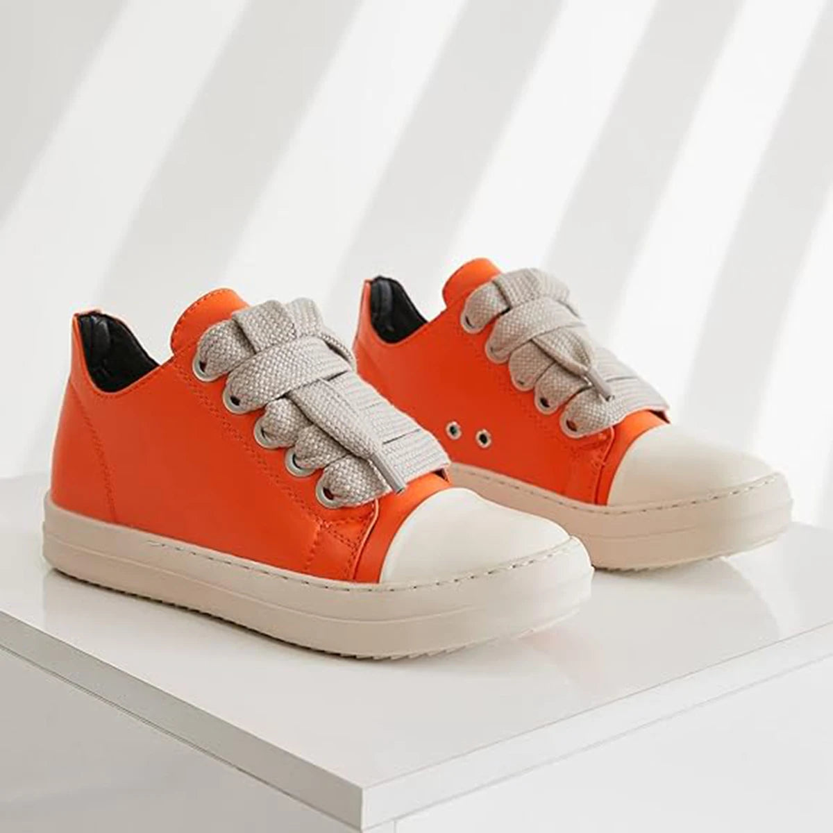 Men's Waterproof Lace Up Casual Shoes PU Insole Rubber Outsole