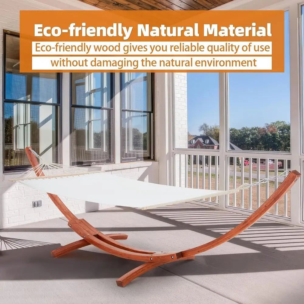 13 T Hammock with Stand, Heavy Duty Hammock Stand, 2 Person Heavy Large Hammock Bed or Porch, Patio, Balcony, Garden, Backyard,
