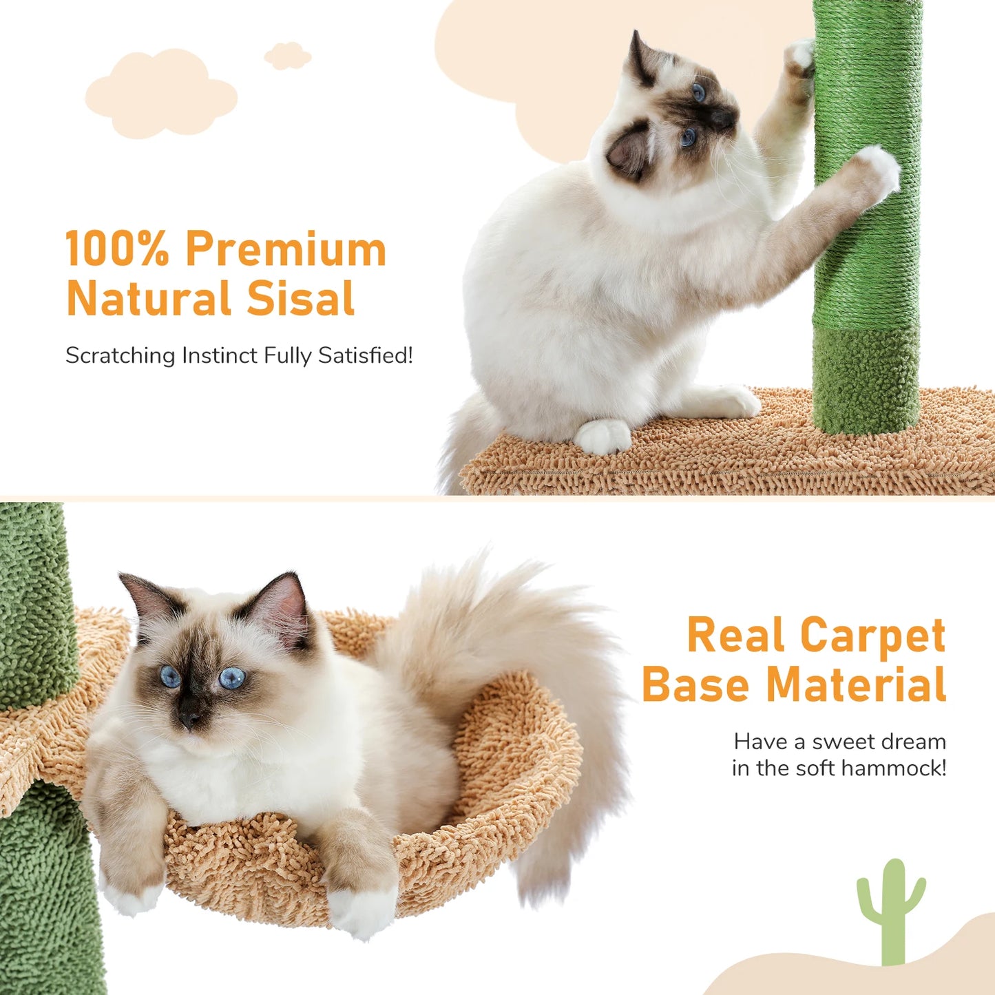 PAWZ Road Cat Tree 5 Tier Floor to Ceiling Tower Scratching Post