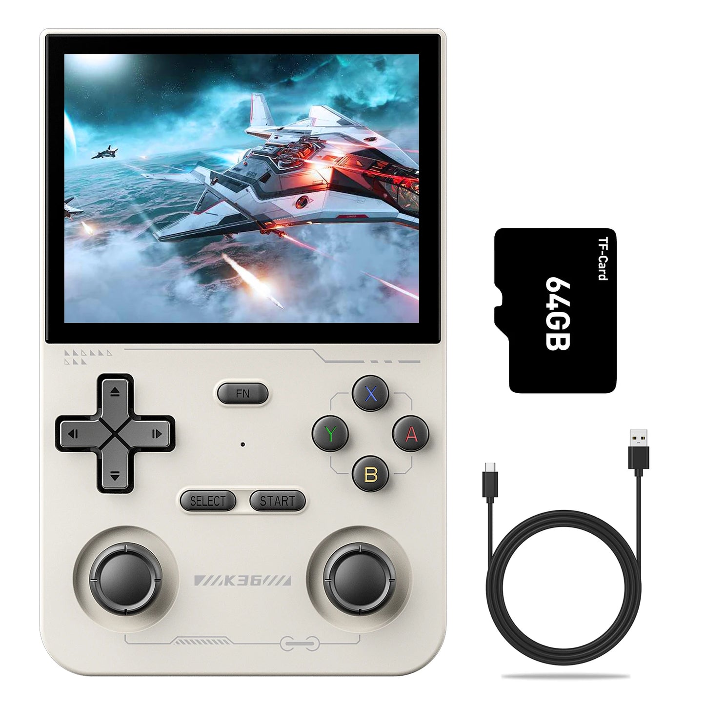 GAMINJA K36 Handheld Game Console 64GB Built In Games