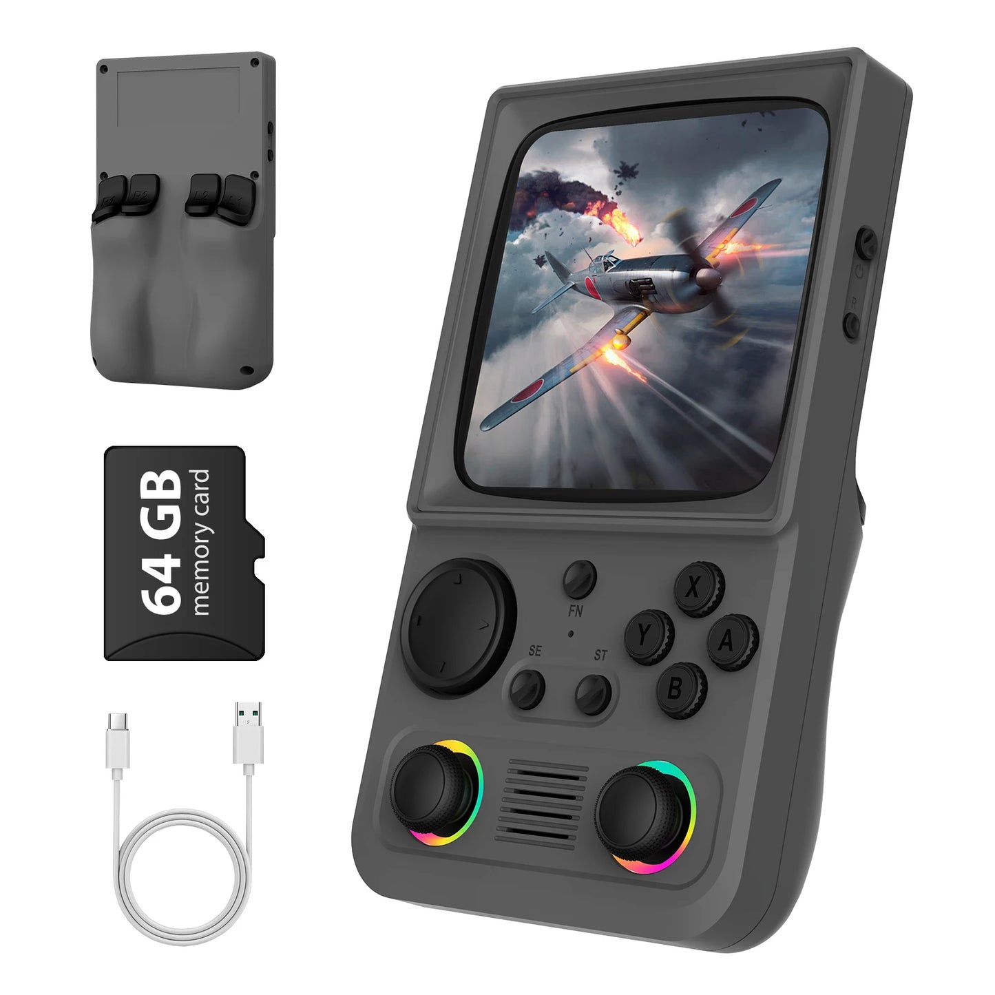 AISLPC R36T MAX Handheld Game Console 64GB 128GB Games