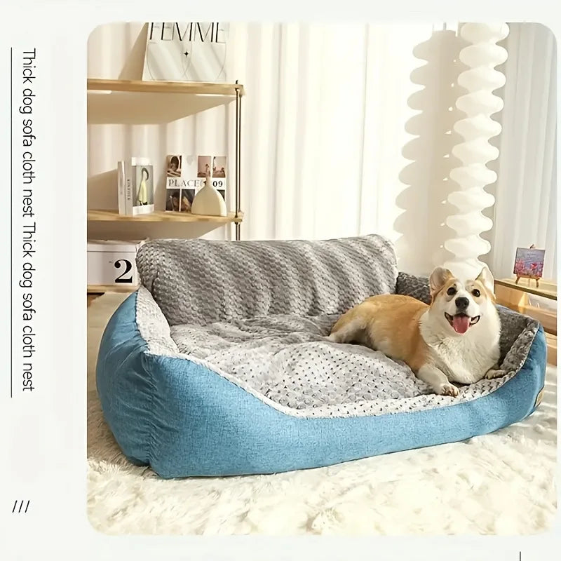 BOFNL Premium Soft Dog Sofa Bed Fiber Plush Pet Mattress