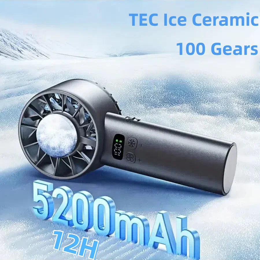 Creara ma Portable Usb Handheld Fan With Led Display